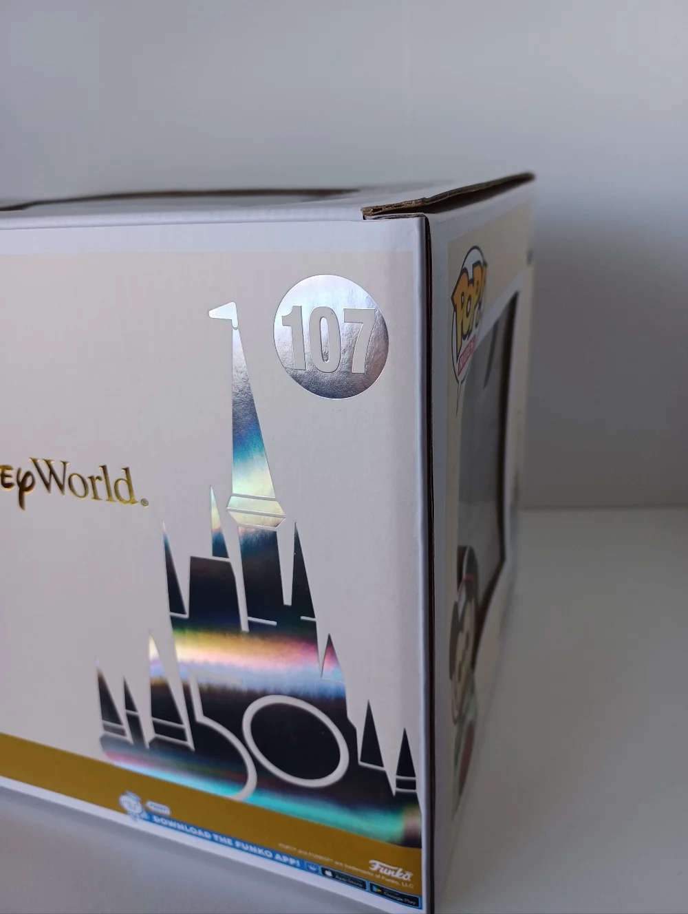 Disney World 50 Mickey Mouse At The Space‎ Mountain Attraction 107 Funko Pop Toy